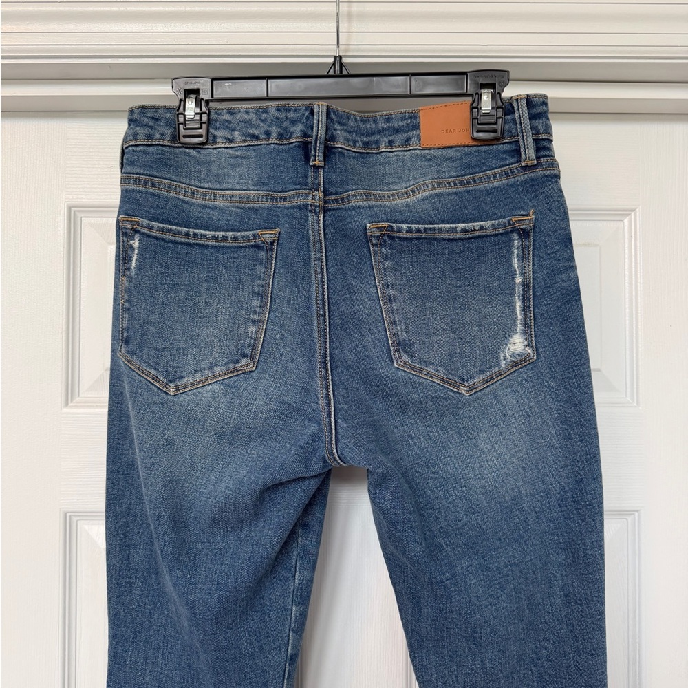 Dear John Blue Patchwork Flare Jeans - image 6